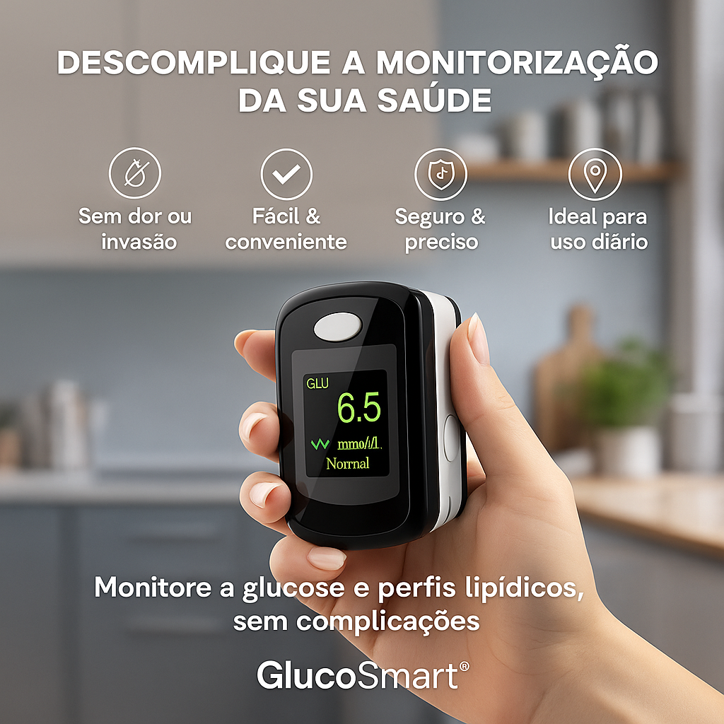 Monitor de glicose sem picada GlucoSmart